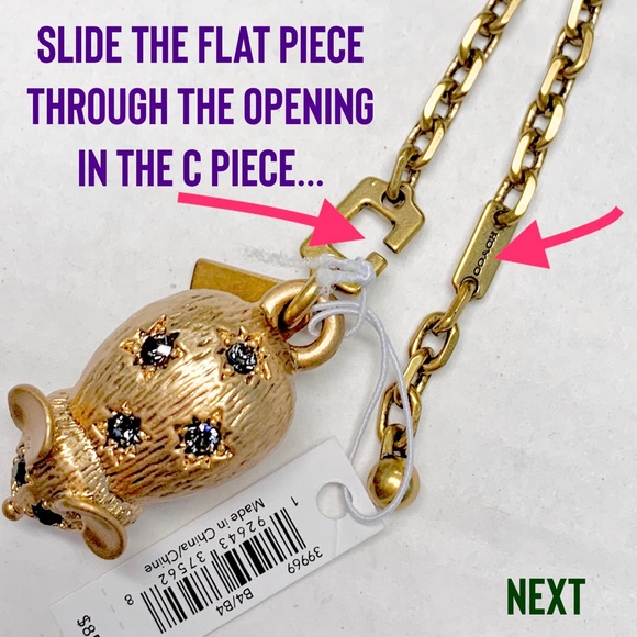 JEWELED MOUSE BAG CHARM - Picture 9 of 11